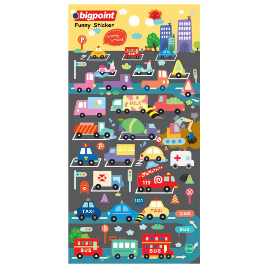 Bigpoint Sticker Araçlar x 15 Adet