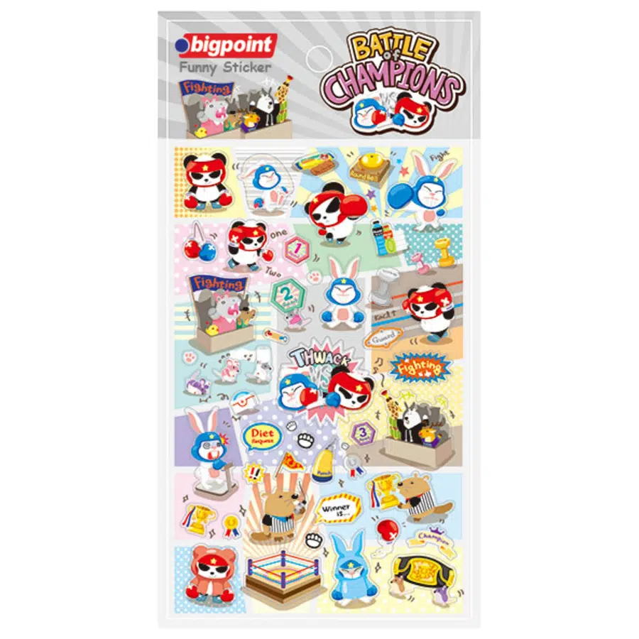 Bigpoint Sticker Şampiyonlar Savaşı x 15 Adet