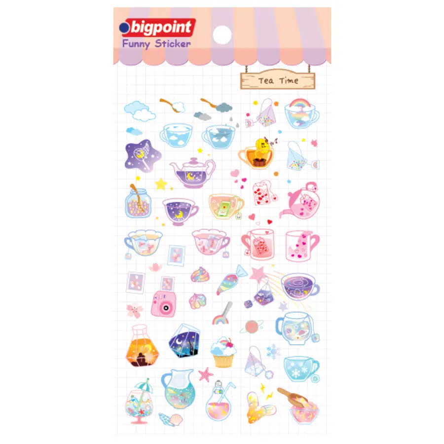 Bigpoint Sticker Çay Zamanı x 15 Adet