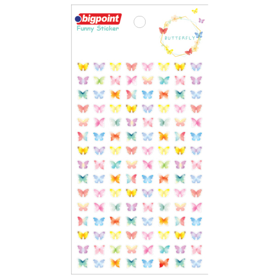 Bigpoint Sticker Kelebekler 15'li Paket