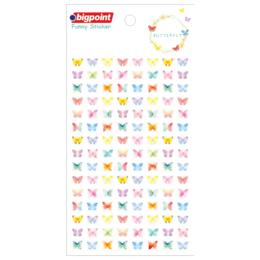 Bigpoint Sticker Kelebekler x 15 Adet