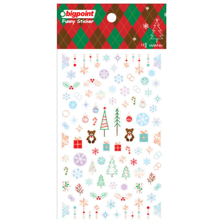 Bigpoint Sticker Kış x 15 Adet