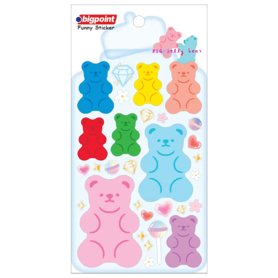 Bigpoint Sticker Büyük Jole Ayıları x 15 Adet