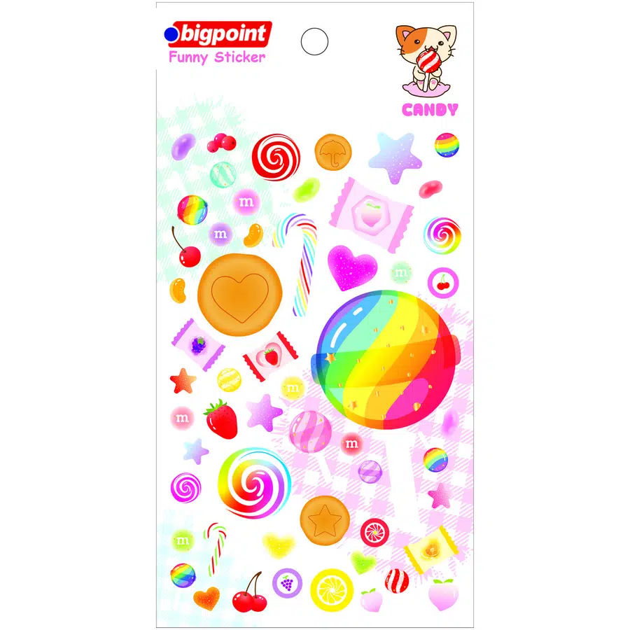 Bigpoint Sticker Şekerler x 15 Adet
