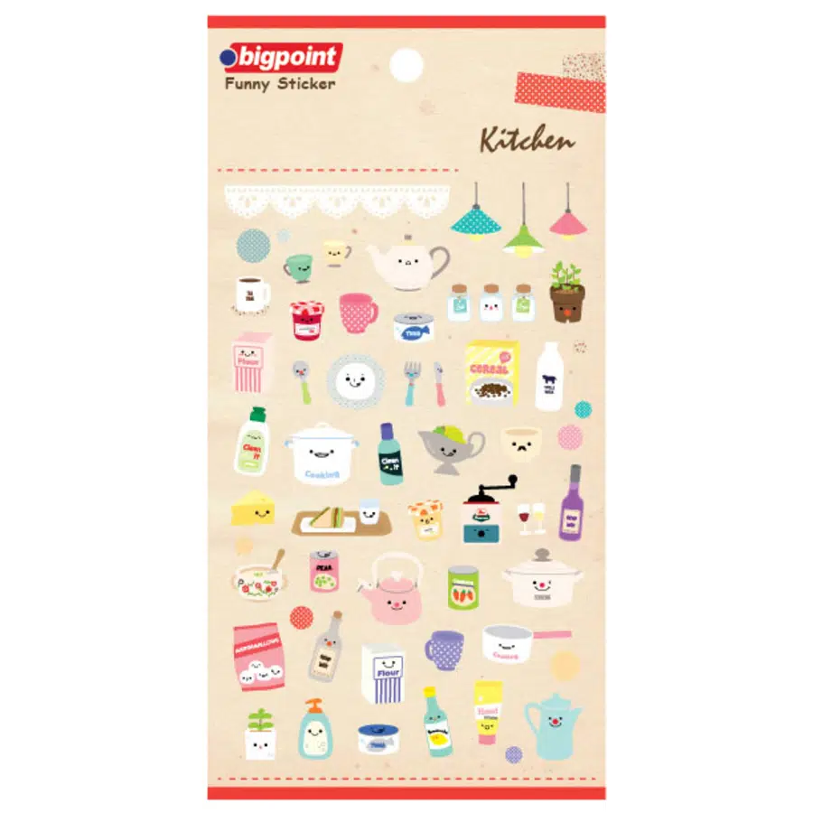 Bigpoint Sticker Mutfak x 15 Adet
