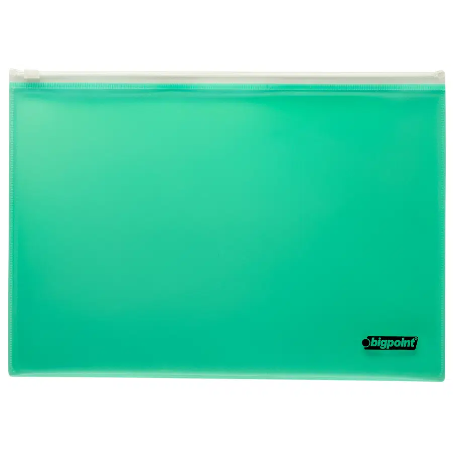 Bigpoint Kilitli Döküman Dosyası A4 PP Yeşil x 12 Adet