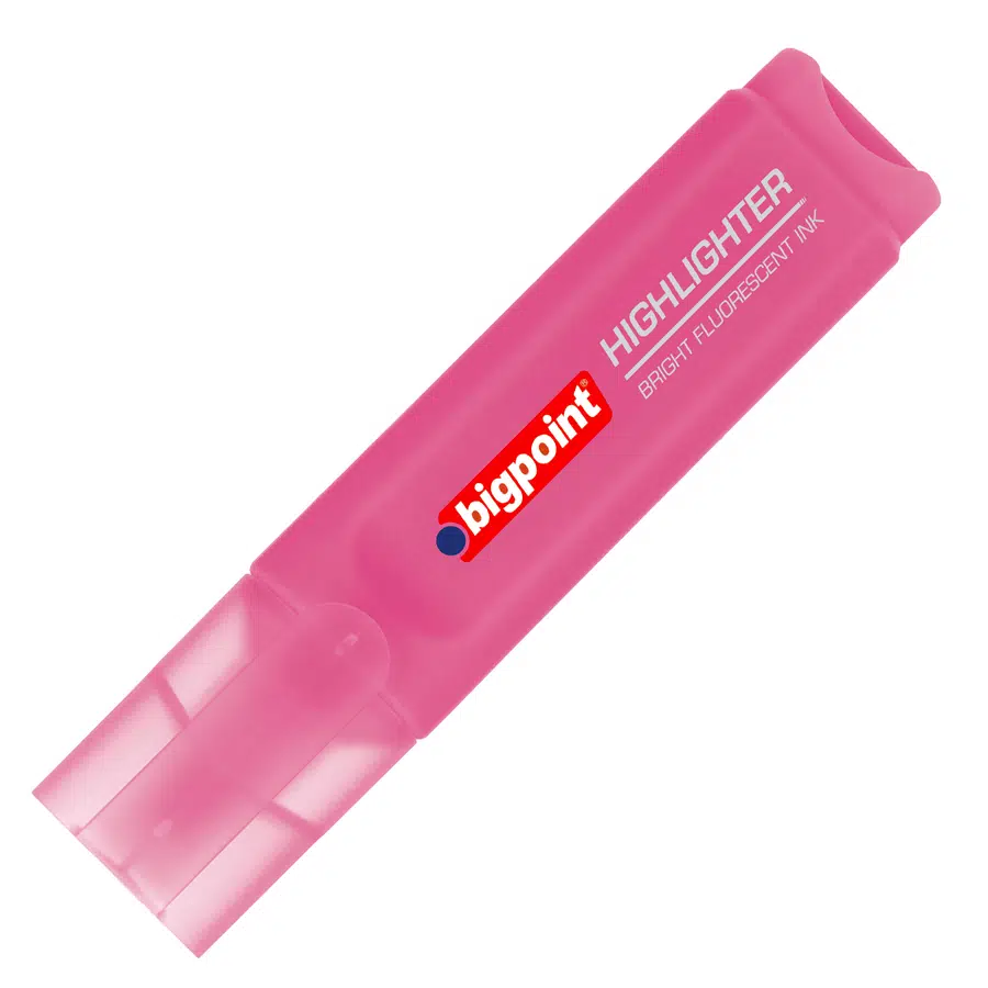 Bigpoint Fosforlu Kalem Pembe x 12 Adet