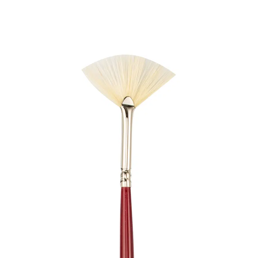 Bigpoint 113 Serisi Doğal Kıl Yelpaze Fırça No: 2 x 12 Adet