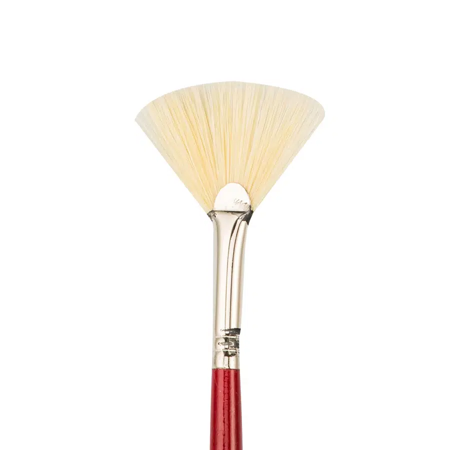 Bigpoint 113 Serisi Doğal Kıl Yelpaze Fırça No: 6 x 12 Adet