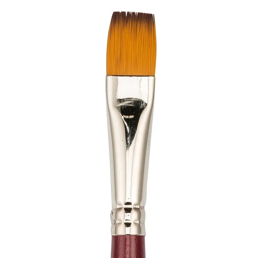 Bigpoint 250 Serisi Sentetik Kıl Düz Kesik Fırça No: 1/2 x 12 Adet