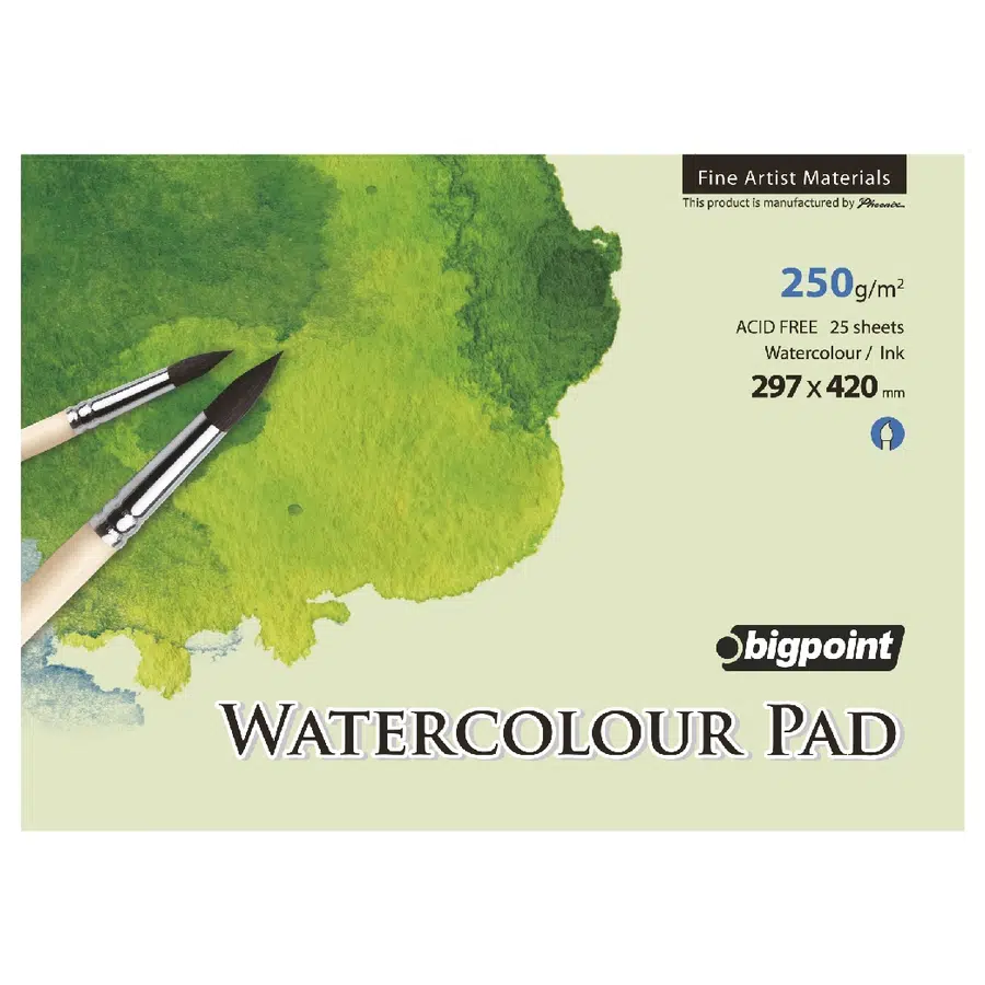 Bigpoint Suluboya Blok 300 Gram A3 - 25 Yaprak (Watercolour Pad)