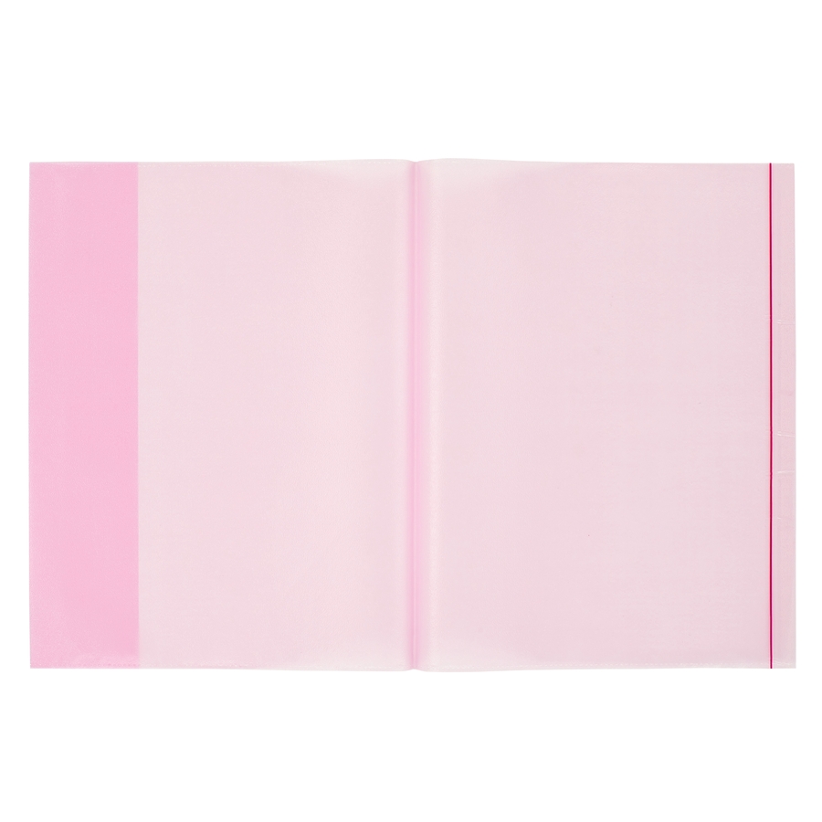 Bigpoint A4 Hazır Defter Kabı 5'li Paket Şeffaf Kırmızı 20'li Kutu