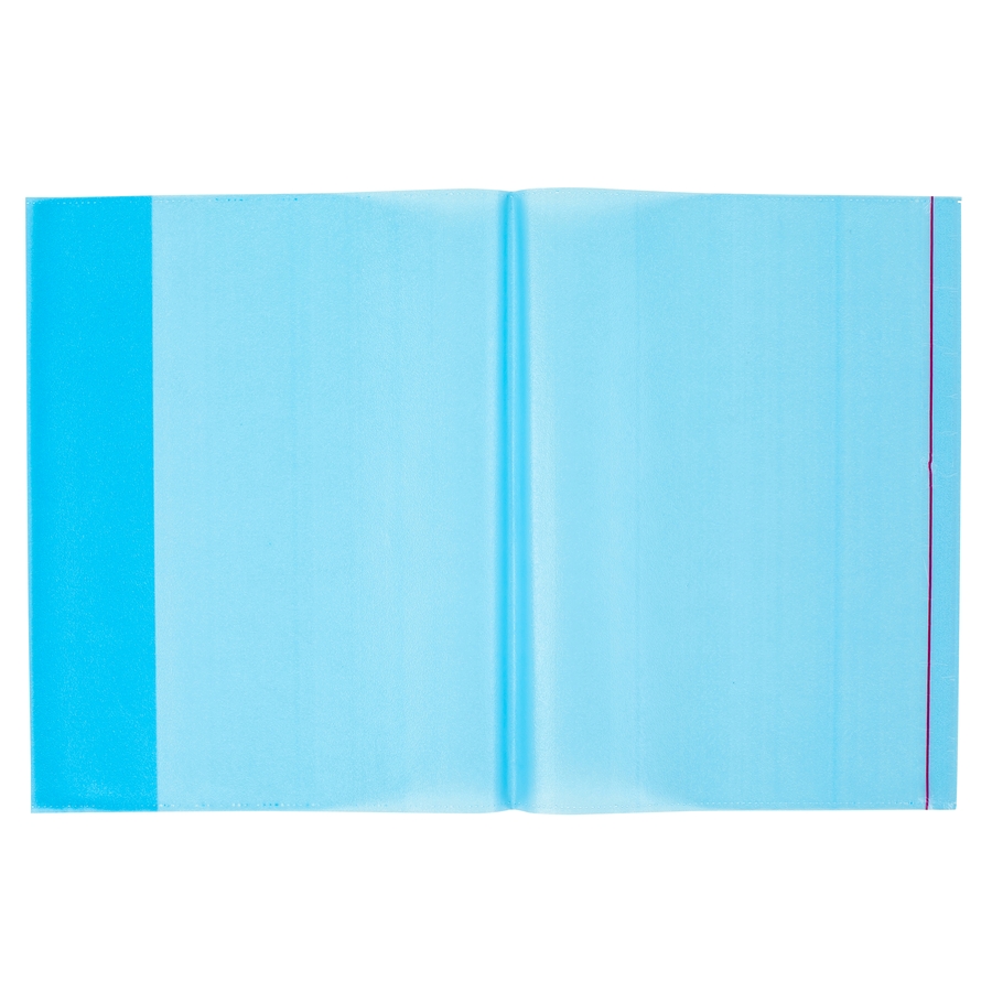 Bigpoint A4 Hazır Defter Kabı 5'li Paket Şeffaf Mavi 20'li Kutu