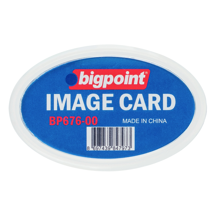 Bigpoint Akrilik İsimlik Oval Şeffaf 10'lu Paket