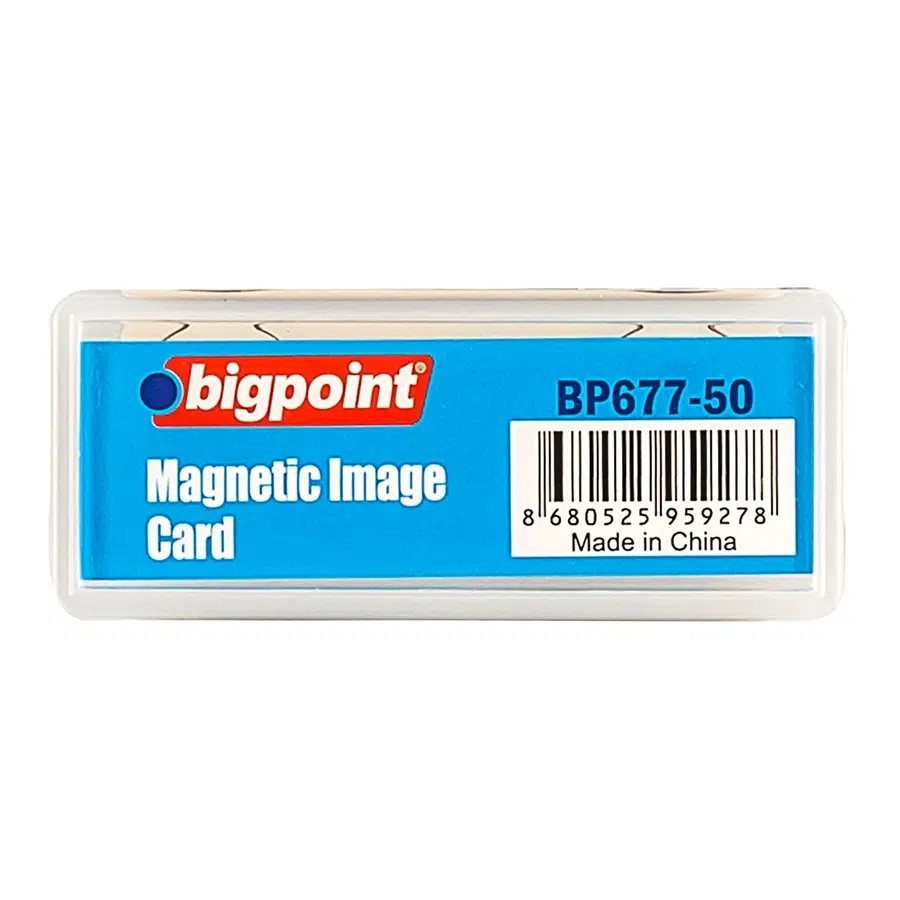 Bigpoint Akrilik Mıknatıslı İsimlik Şeffaf