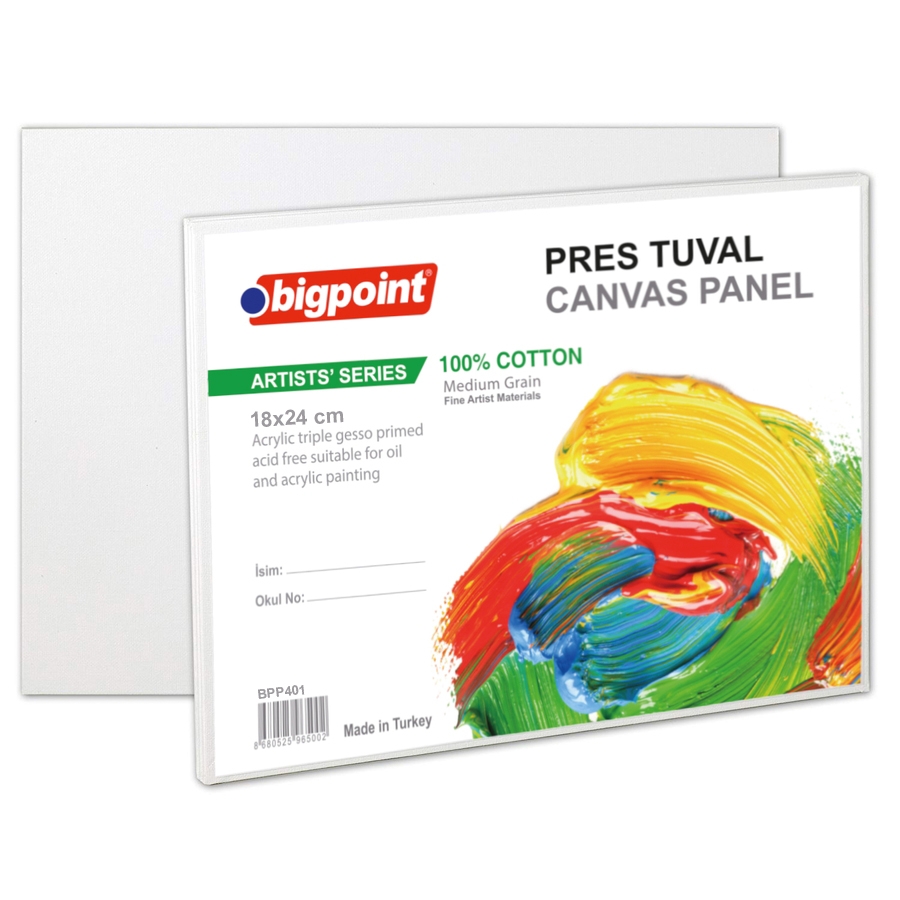 Bigpoint Artists' Pres Tuval 18x24cm 4'lü Paket