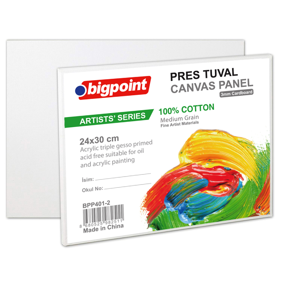 Bigpoint Artists' Pres Tuval 24x30cm x 4 Adet