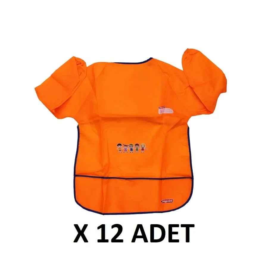 Bigpoint Boyama Önlüğü 7-9 Yaş XL Büyük Boy x 12 Adet