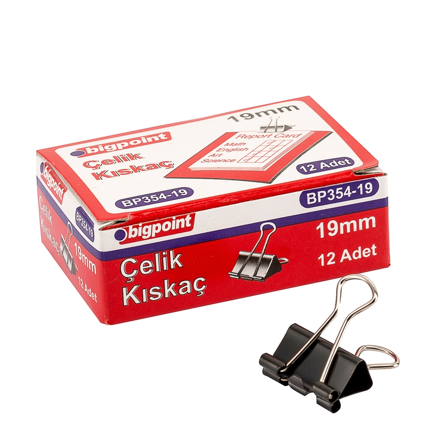 Bigpoint Çelik Kıskaç 19 mm 12'li Kutu