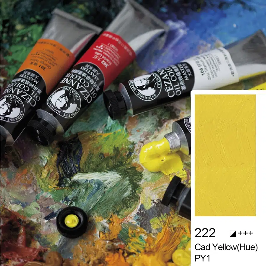 Bigpoint Cezanne Extra Fine Yağlı Boya 45 ml Cadmium Yellow Hue 222 6'lı Kutu