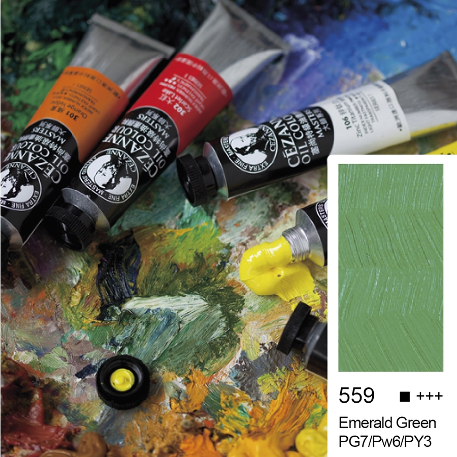 Bigpoint Cezanne Extra Fine Yağlı Boya 45 ml Emerald Green 559 6'lı Kutu