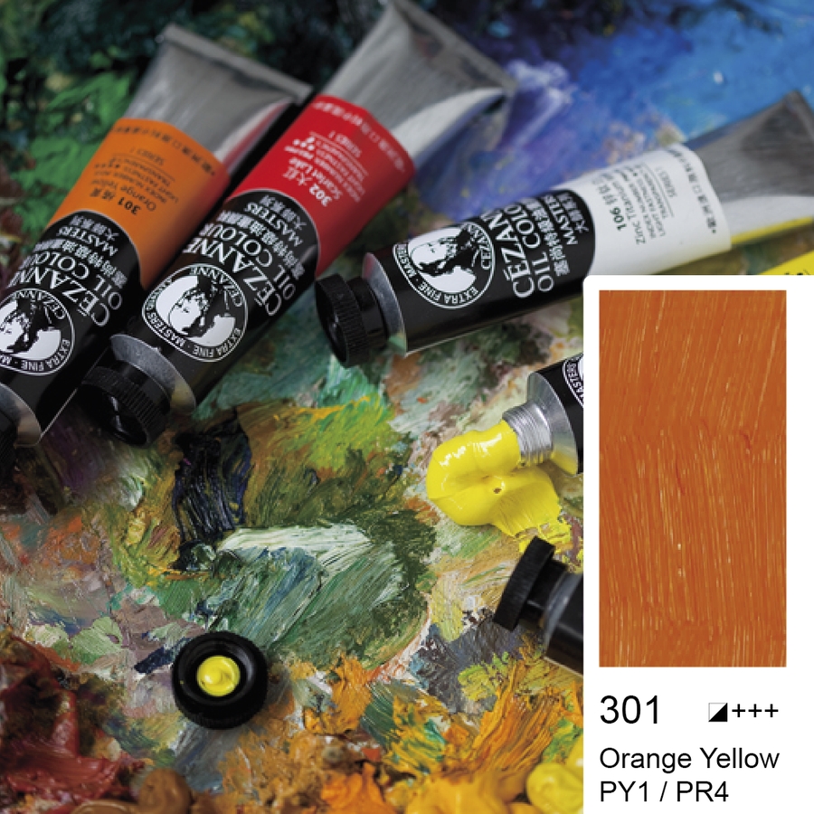 Bigpoint Cezanne Extra Fine Yağlı Boya 45 ml Orange Yellow 301 6'lı Kutu