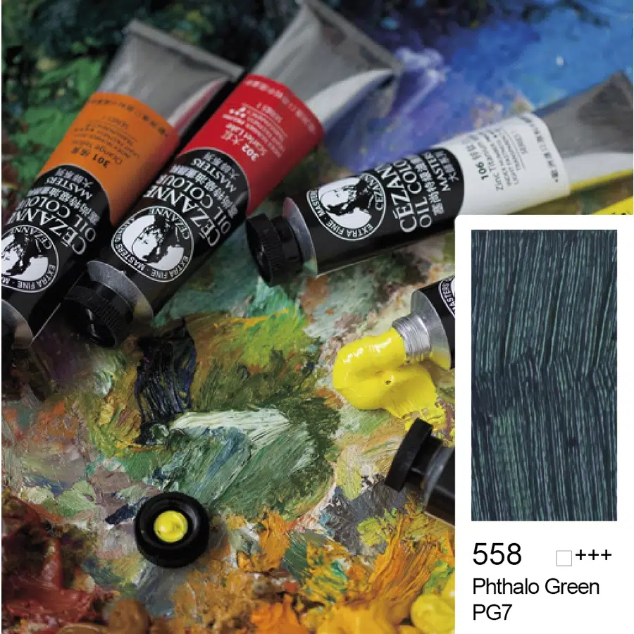 Bigpoint Cezanne Extra Fine Yağlı Boya 45 ml Phthalo Green 558 x 6 Adet
