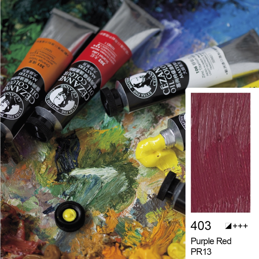 Bigpoint Cezanne Extra Fine Yağlı Boya 45 ml Purple Red 403 6'lı Kutu