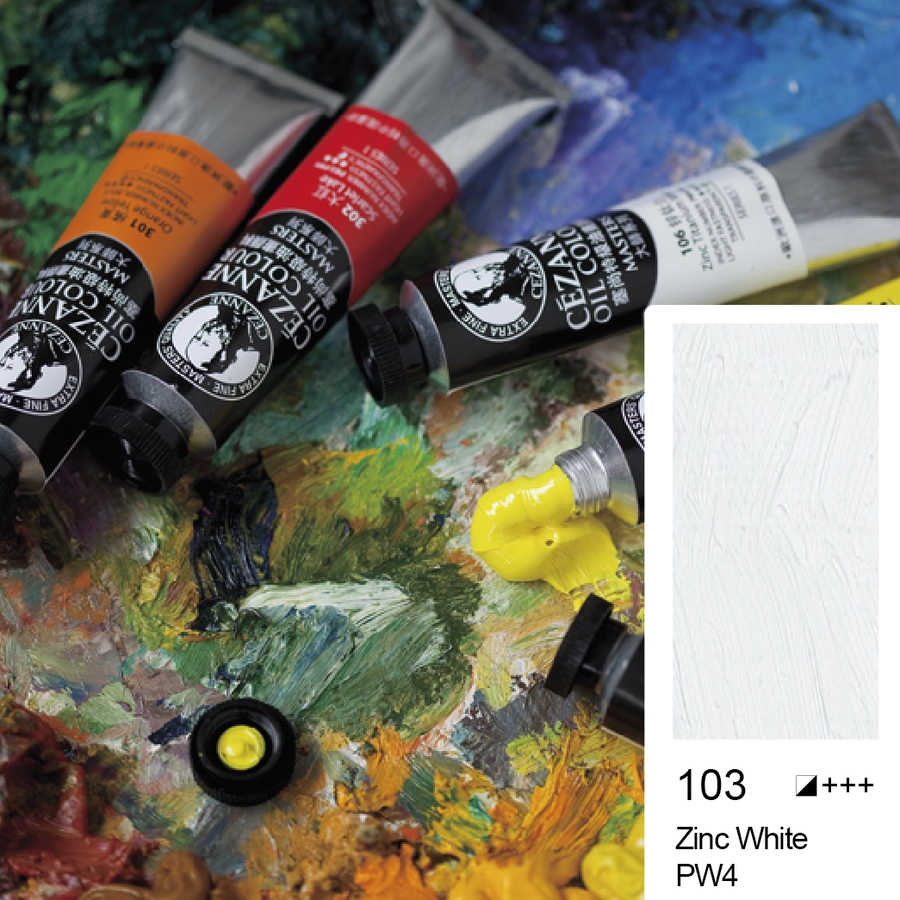 Bigpoint Cezanne Extra Fine Yağlı Boya 45 ml Zinc White 103 6'lı Kutu