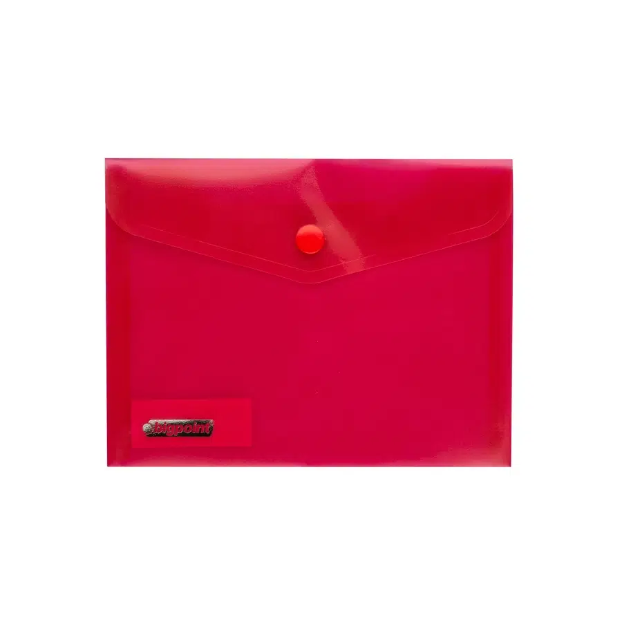 Bigpoint Çıtçıtlı Dosya A6 Kırmızı x 12 Adet