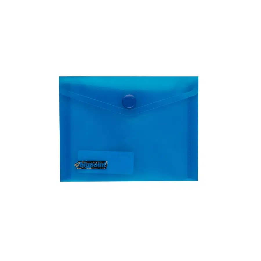 Bigpoint Çıtçıtlı Dosya A7 Mavi 12'li Poşet