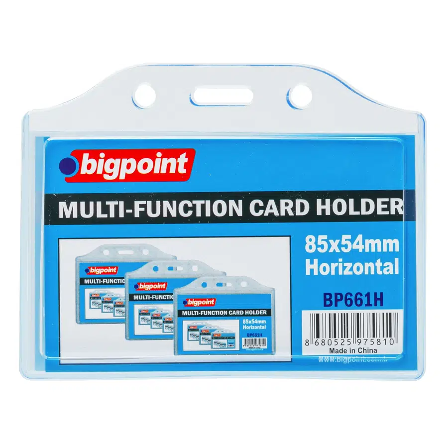 Bigpoint Çok Amaçlı Kart Kabı Yatay 85x54mm x 10 Adet