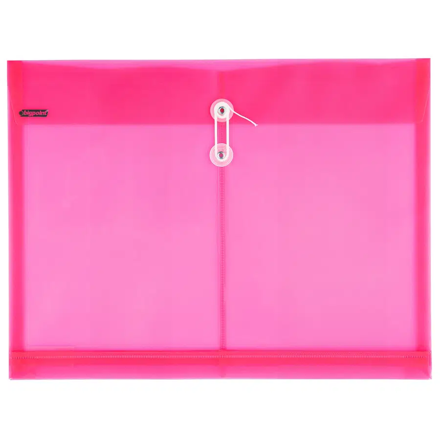 Bigpoint Döküman Dosyası İpli Yan A4 Kırmızı x 10 Adet