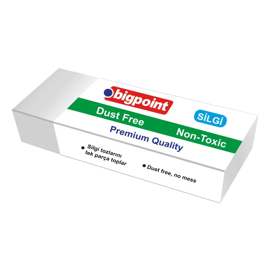 Bigpoint Dust-Free Silgi Beyaz - Büyük Boy x 20 Adet