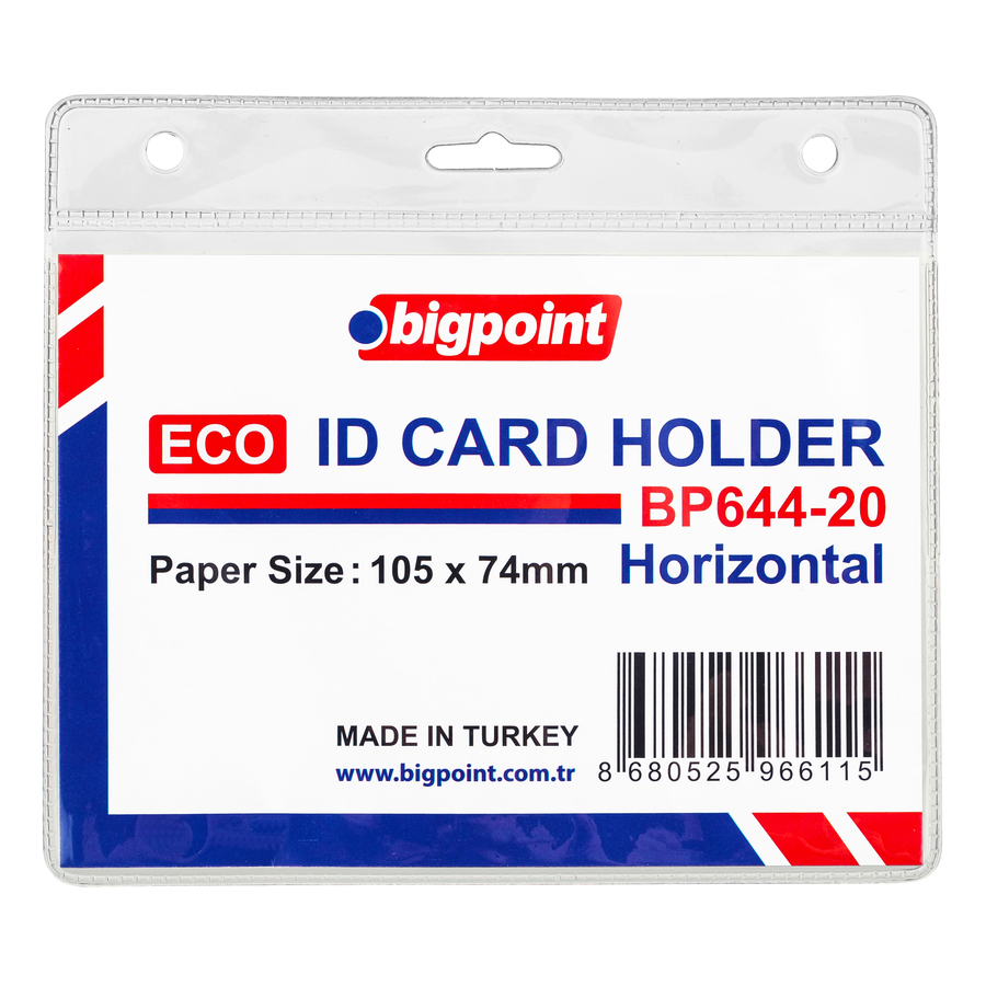 Bigpoint Eco Kart Poşeti Yatay 105x74mm 100'lü Poşet