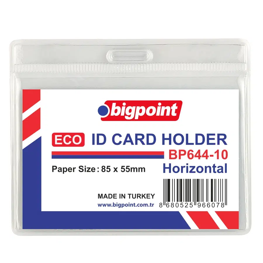 Bigpoint Eco Kart Poşeti Yatay 85x55mm x 100 Adet