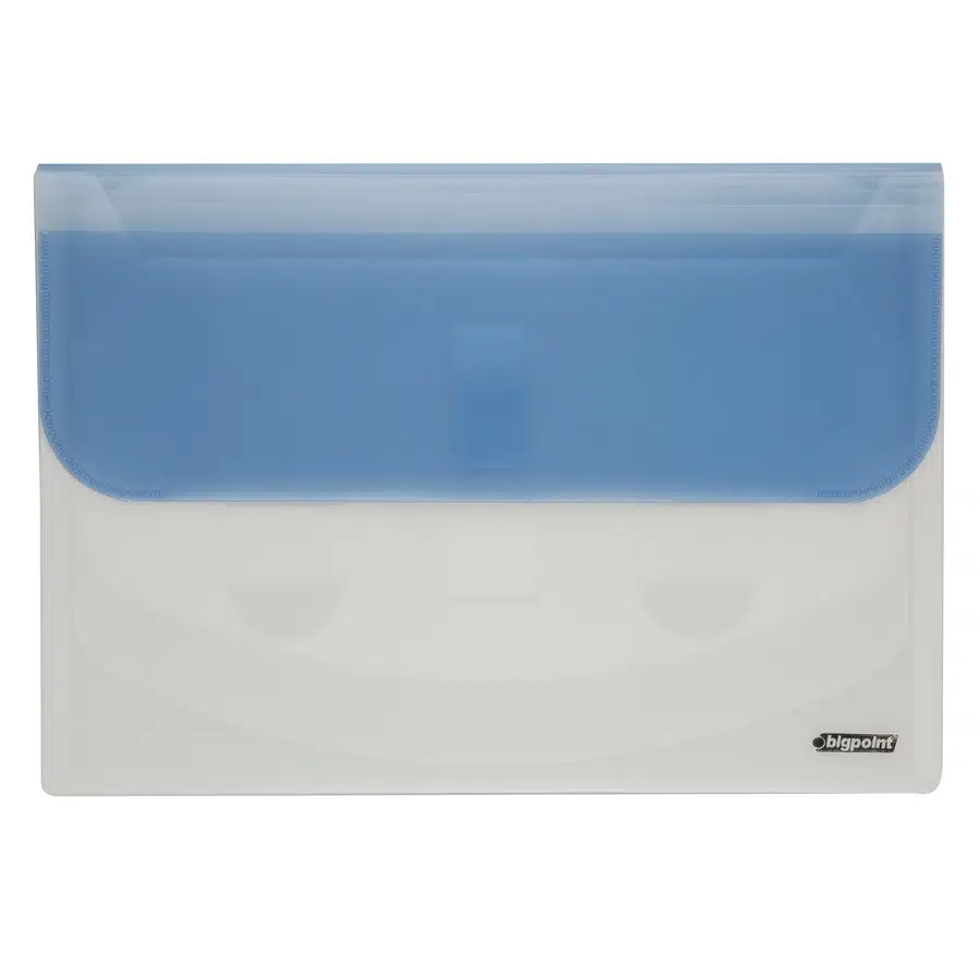 Bigpoint Kademeli Dosya 4 Cepli A4 Mavi