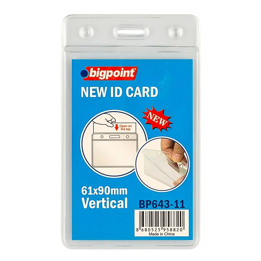 Bigpoint Kart Poşeti Dikey 61x90mm x 10 Adet