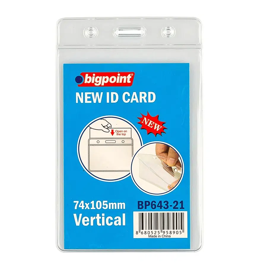 Bigpoint Kart Poşeti Dikey 74x105mm x 10 Adet