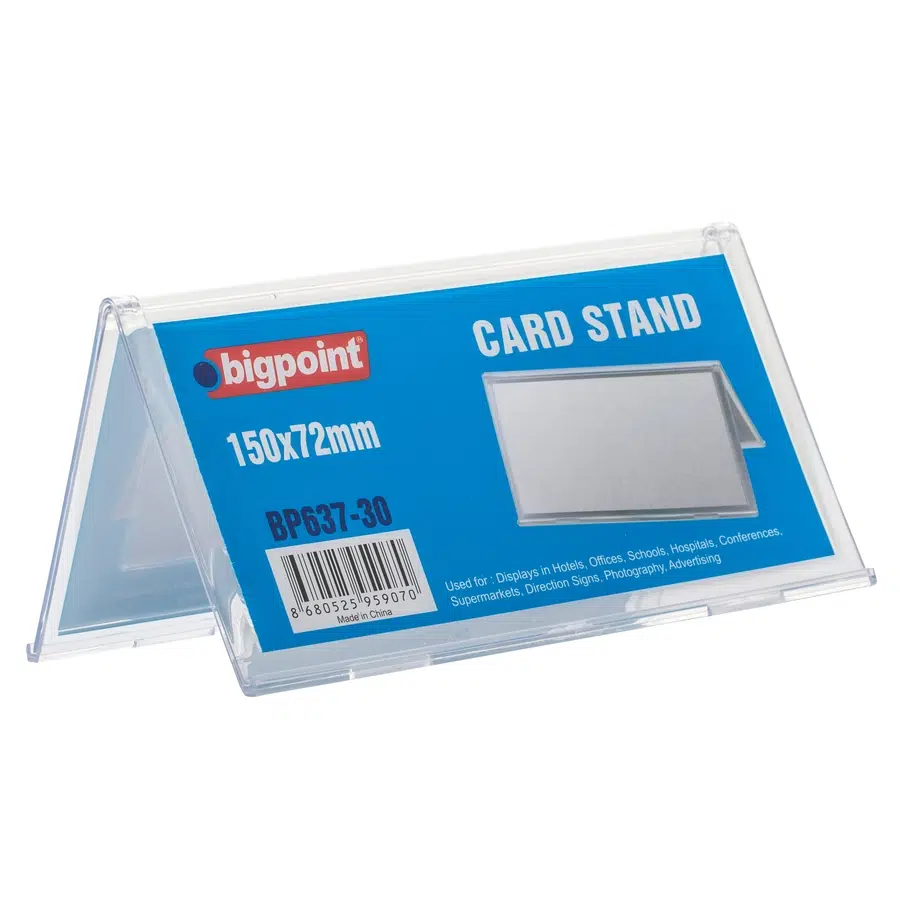 Bigpoint Kart Standı Çift Taraflı 150x72mm