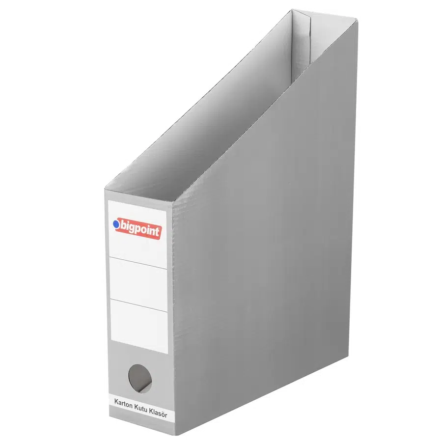 Bigpoint Karton Kutu Klasör Gri x 6 Adet