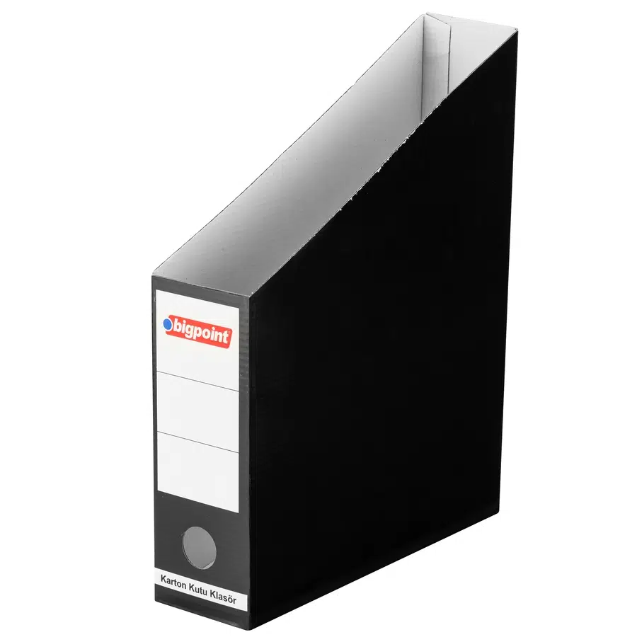 Bigpoint Karton Kutu Klasör Siyah x 6 Adet