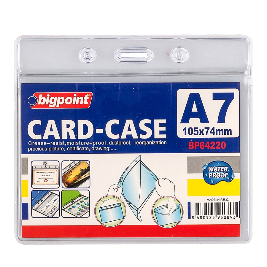 Bigpoint Kilitli Kart Poşeti Yatay A7 (105x74mm) 10'lu Poşet