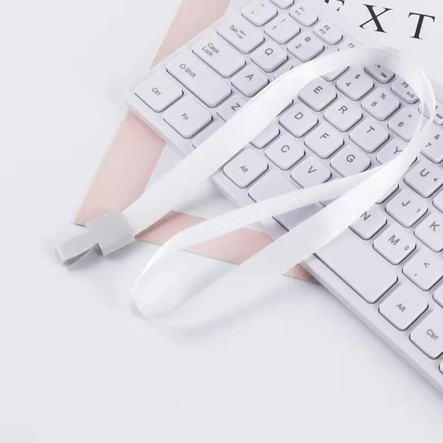 Bigpoint Klipsli Yaka İpi Beyaz x 50 Adet