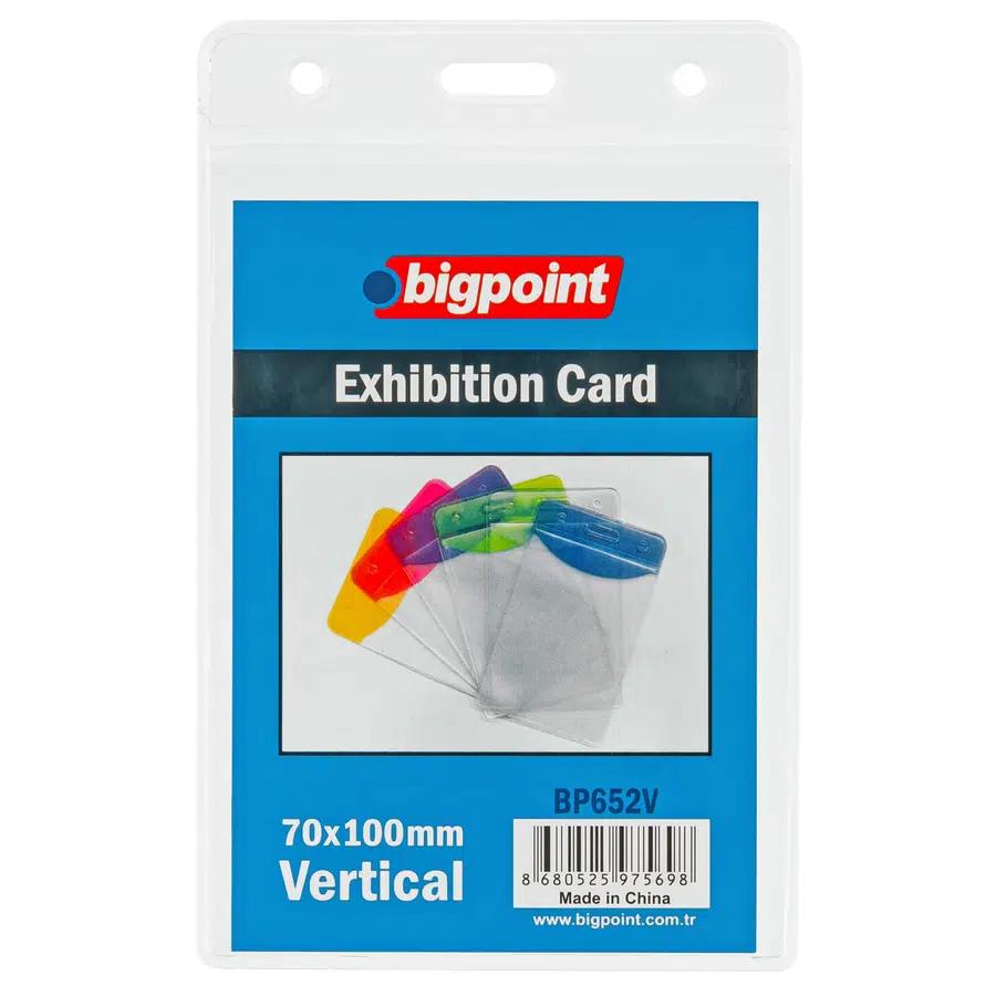 Bigpoint Korumalı Kart Poşeti Dikey 74x105mm x 10 Adet