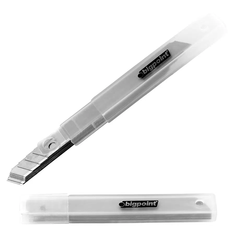 Bigpoint Maket Bıçağı Yedeği Dar (9mm) x 10 Tüp