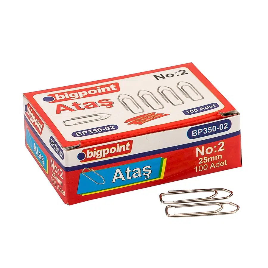 Bigpoint Nikel Ataş No:2 (25mm) x 10 Adet