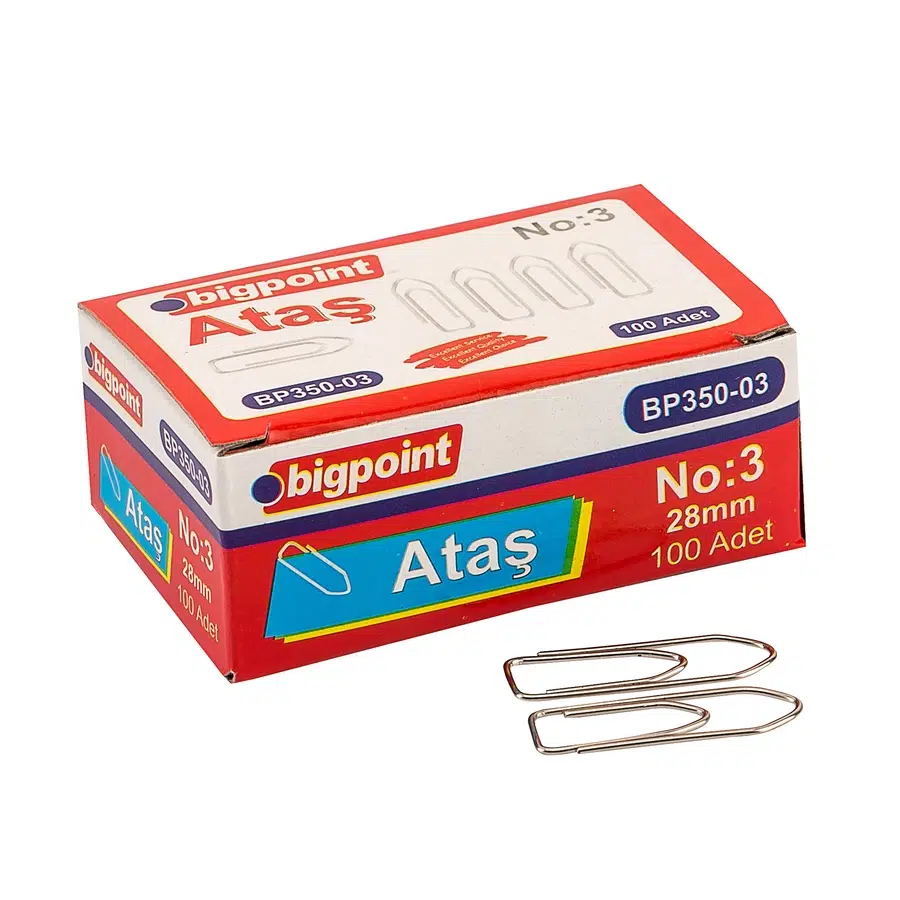 Bigpoint Nikel Ataş No:3 (28mm) x 10 Adet