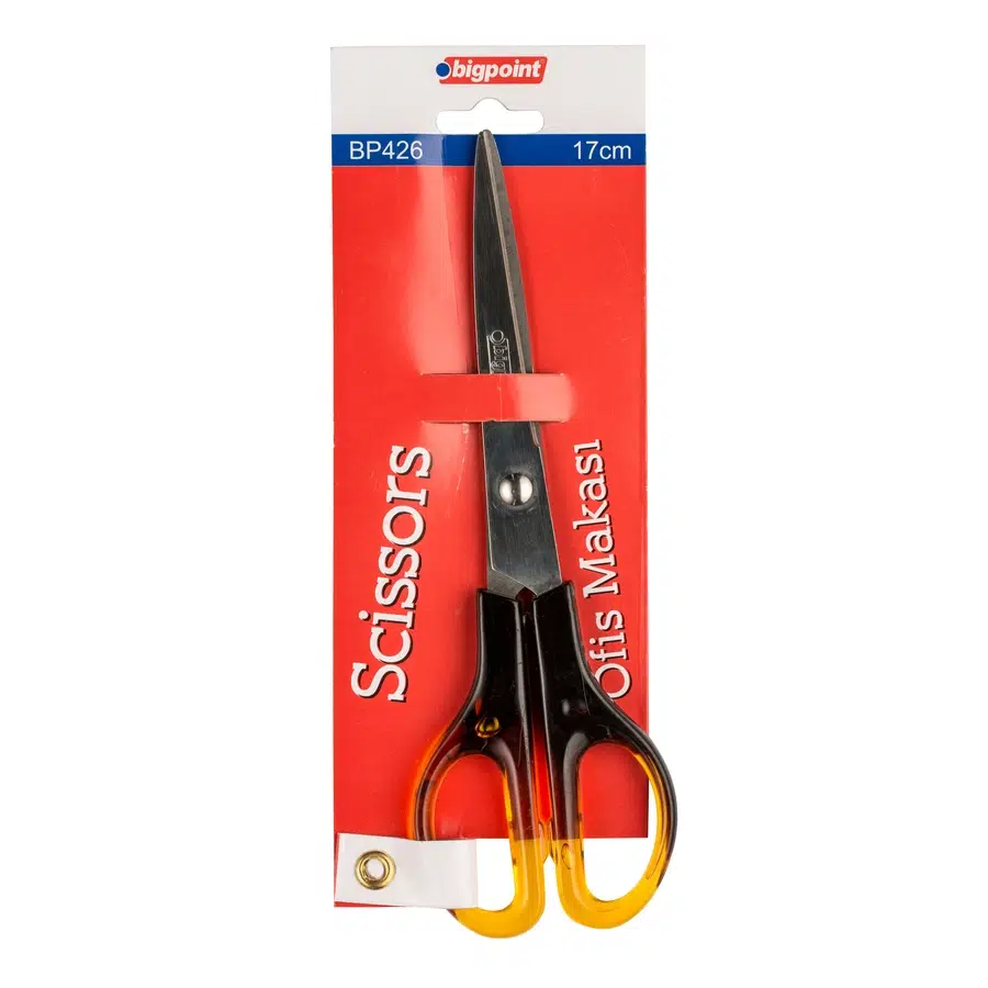 Bigpoint Ofis Makası Akrilik Saplı 17cm x 12 Adet