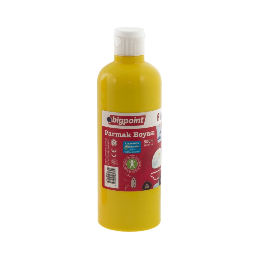 Bigpoint Parmak Boyası 500 ml Sarı 3'lü Paket